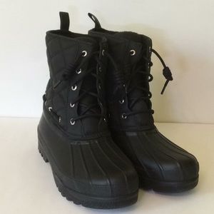 Paul Sperry Gosling Women’s Duck Boots, Black Sz.7